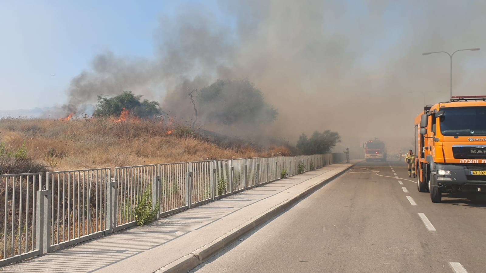 שריפה פרצה ביער מודיעין - ארבעה מטוסי כיבוי פועלים במקום
