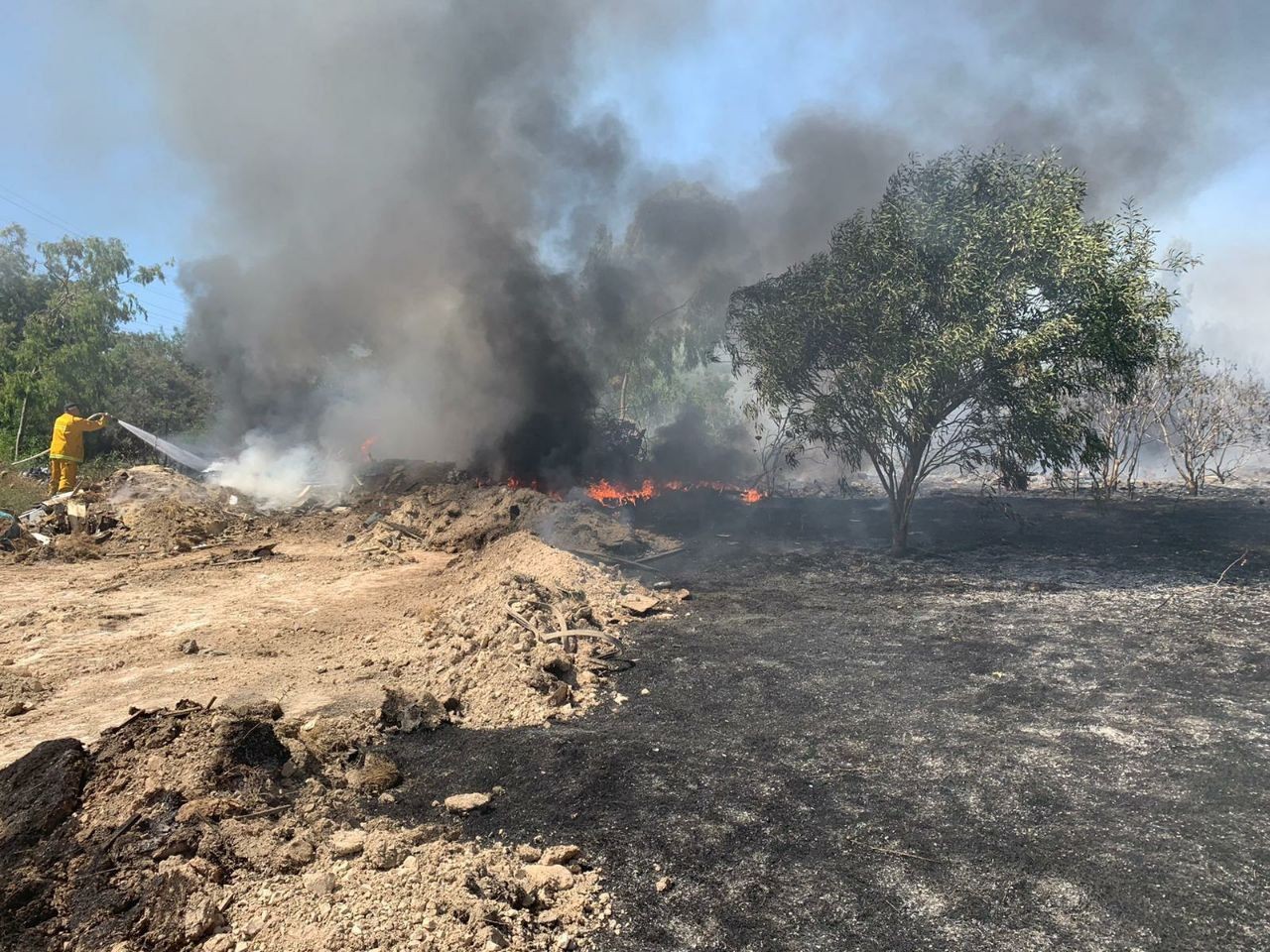 מספר שריפות משתוללות בירושלים, אום אל-פאחם והקריות