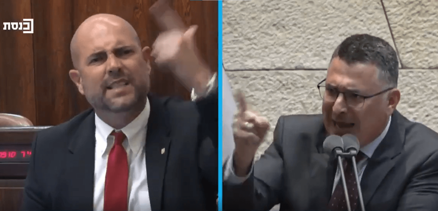 עימות סוער במליאה בין גדעון סער לאמיר אוחנה | צפו