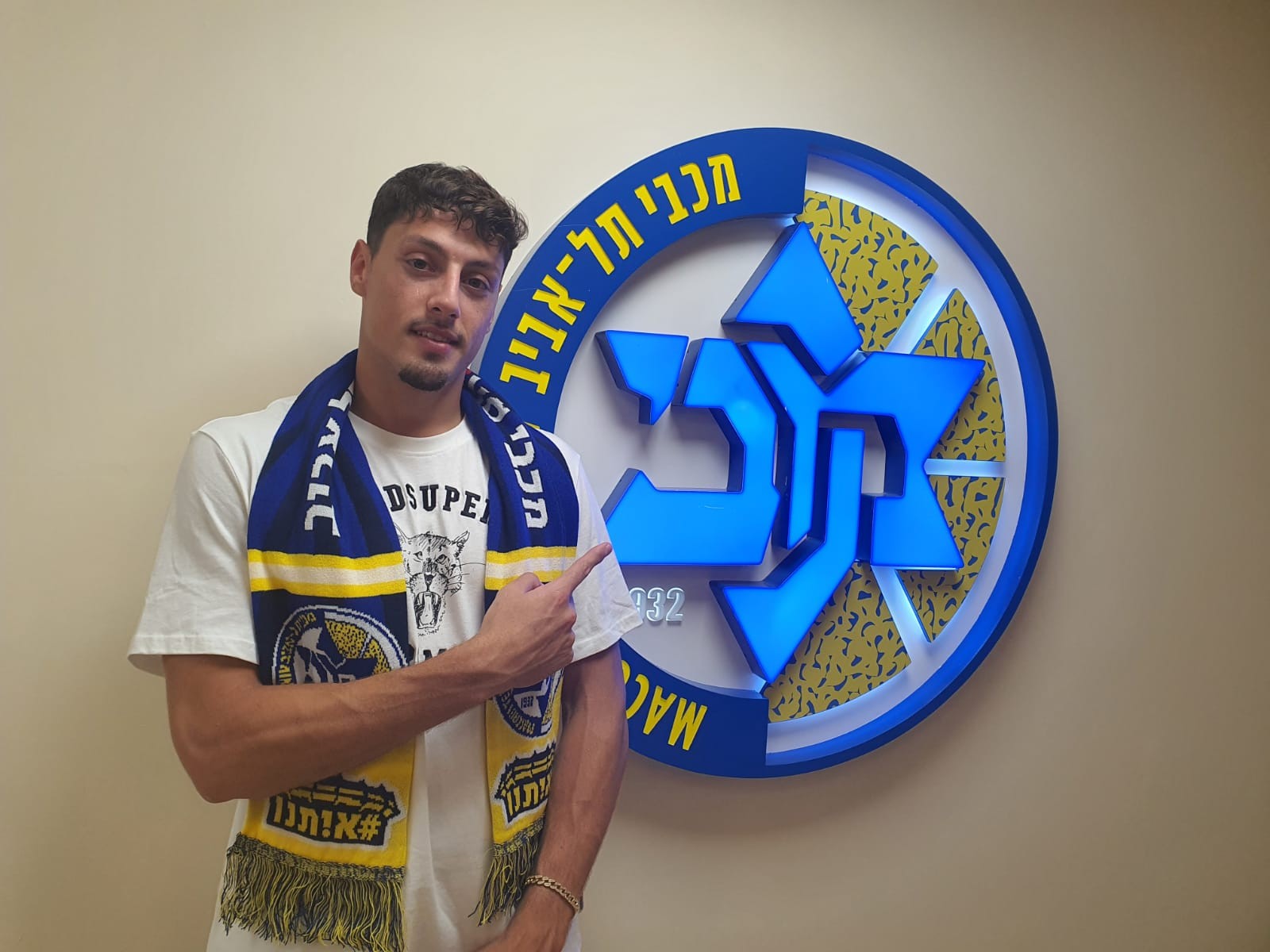 יפתח זיו חתם במכבי תל אביב