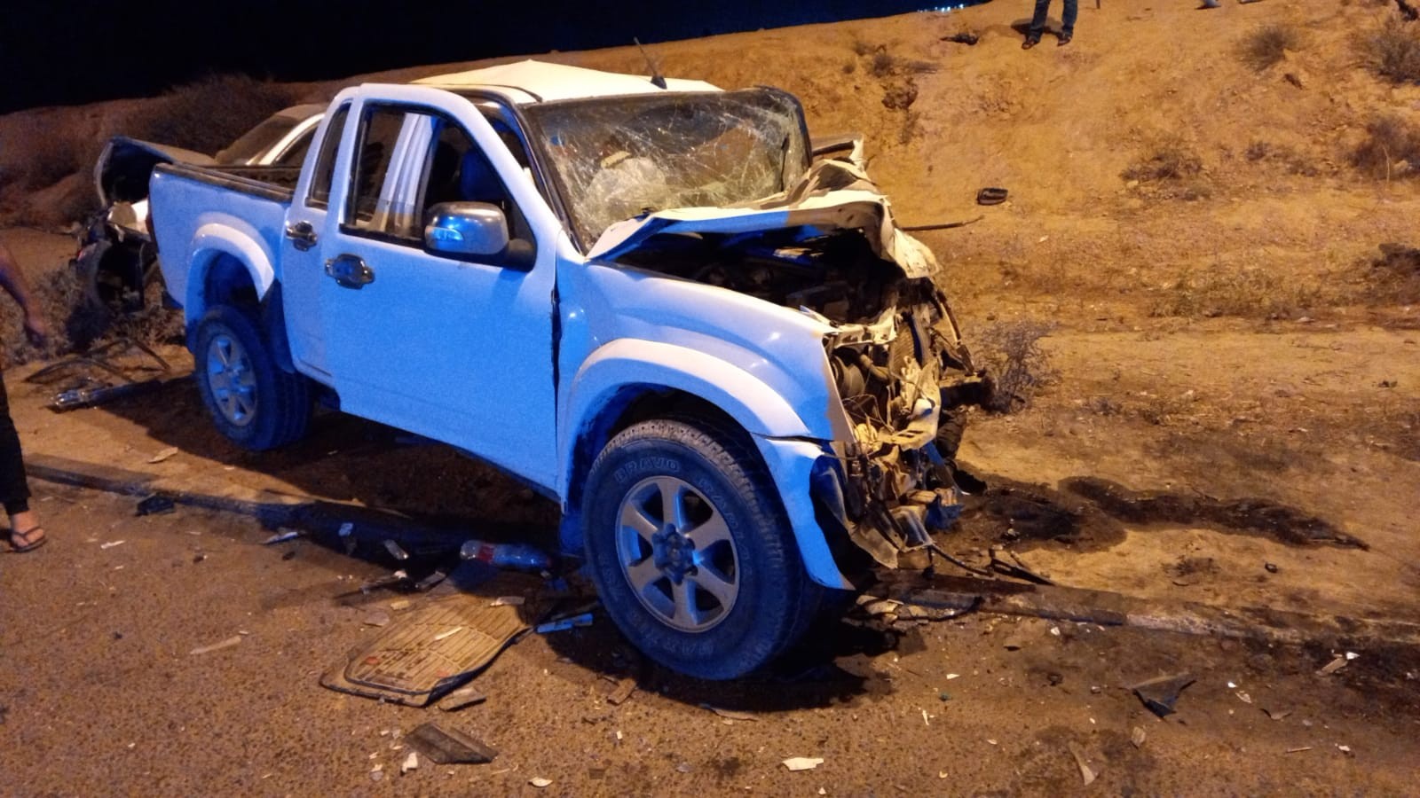 תאונה קשה: עשרה נפגעים בתאונה בצומת ערערה בנגב