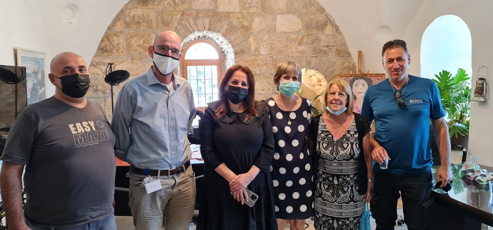 שטרית הגיעה הבוקר לביקור בבי"ח הפסיכיאטרי בעקבות מחאת הצוות