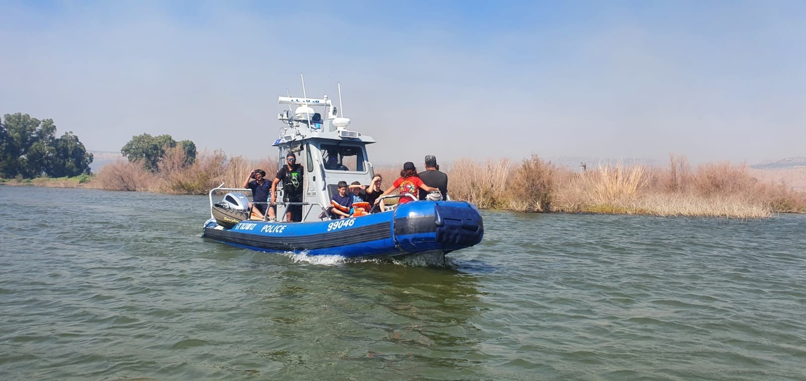 כ-30 מטיילים חולצו על-ידי המשטרה משריפה משתוללת בכנרת