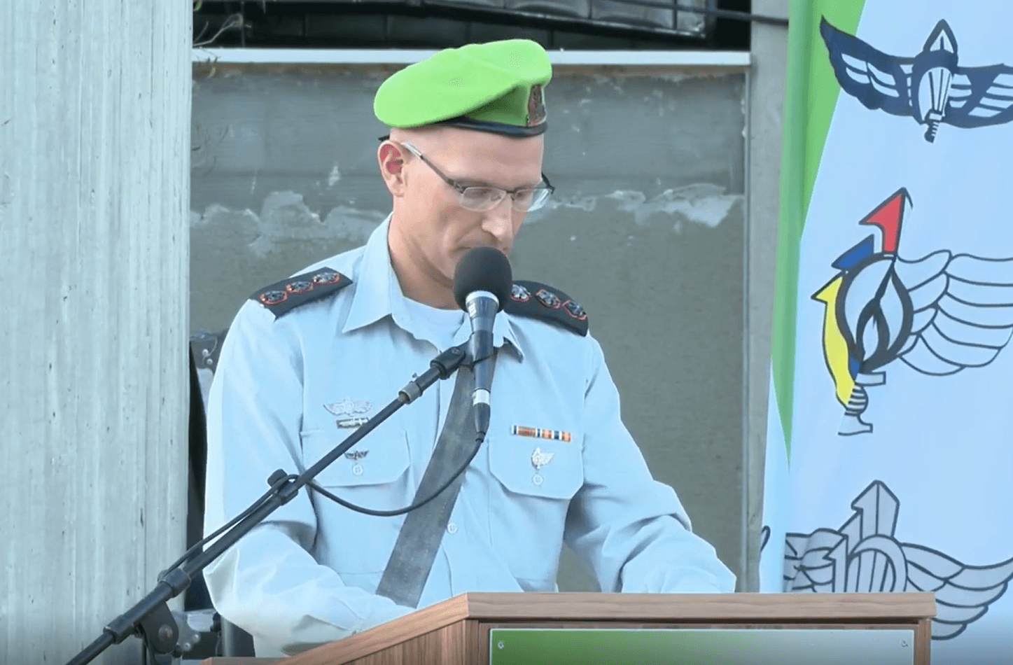 הנאום האחרון: דבריו של אל"מ שרון אסמן מלפני 3 ימים | צפו
