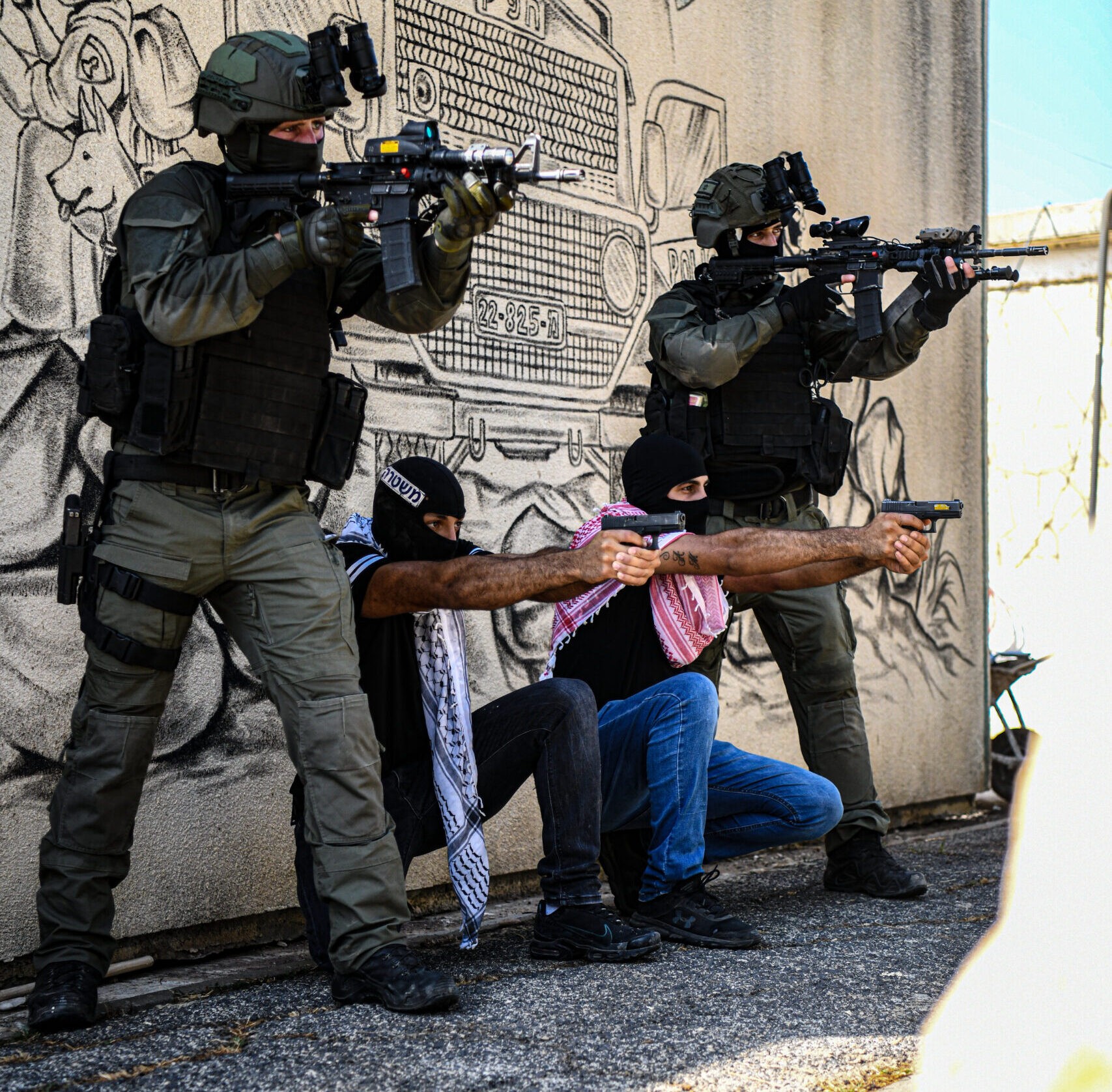 מסתערבים, מג"ב, משטרה, צילום: דוברות משטרת ישראל