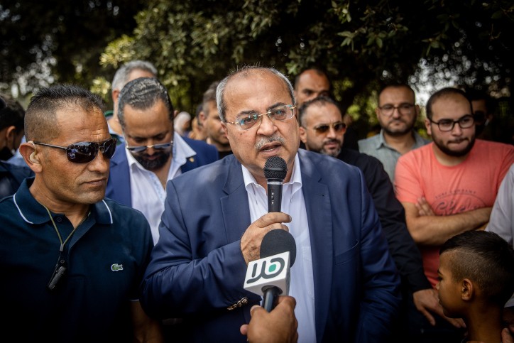 אחמד טיבי, צילום: יונתן סינדל, פלאש 90