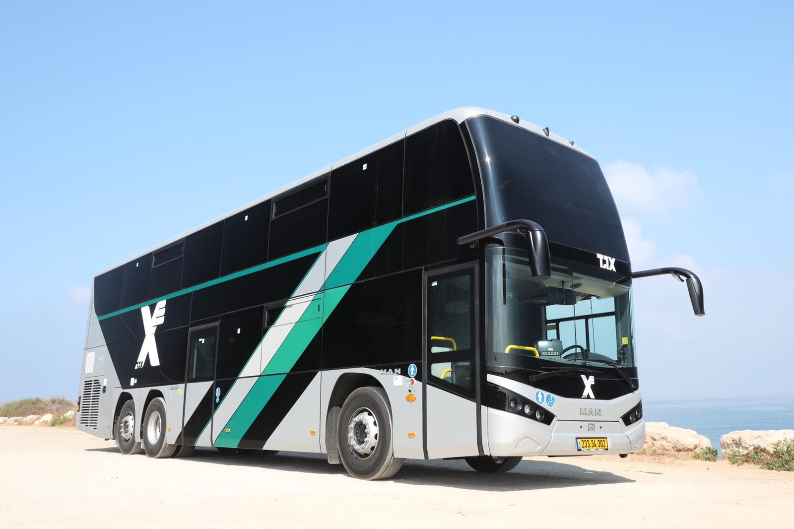 לראשונה בישראל: אוטובוס בינעירוני מונגש לאנשים עם מוגבלות
