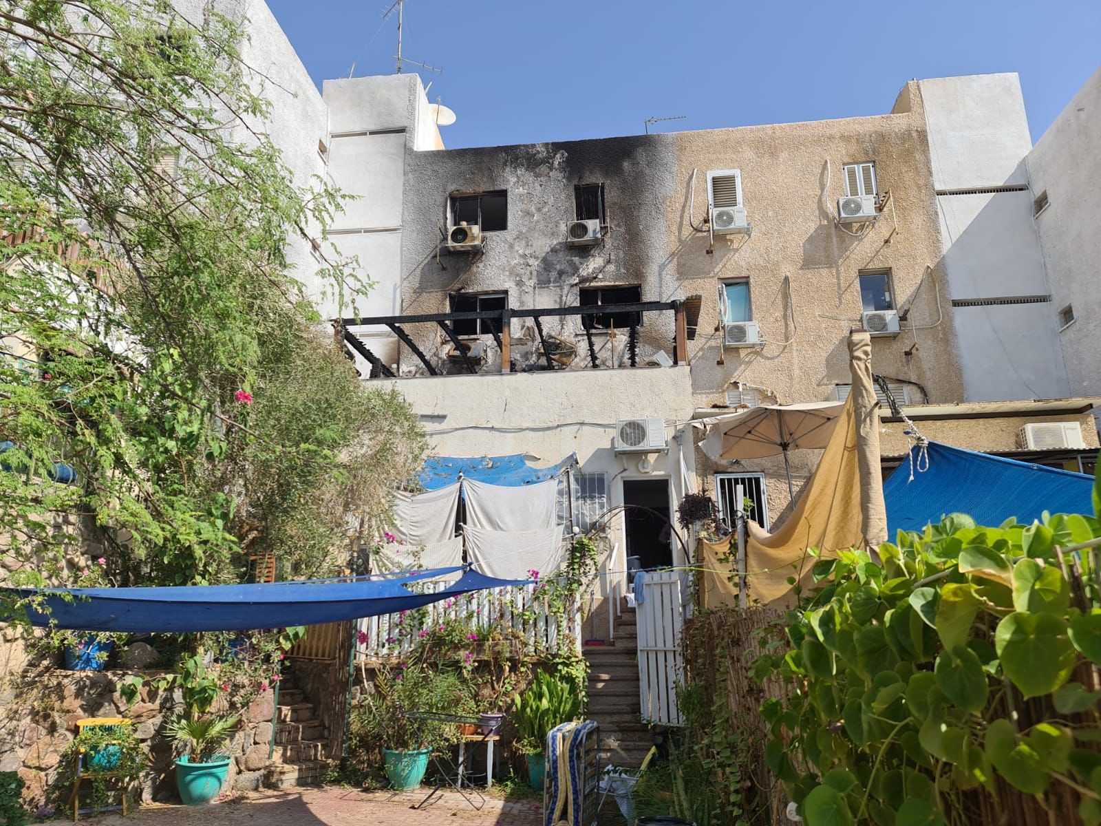מספר דירות נשרפו כליל הלילה באילת