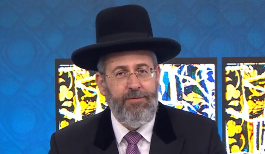 הרב הראשי לישראל דוד לאו: "מי שלא מתחסן מזיק לאחרים"