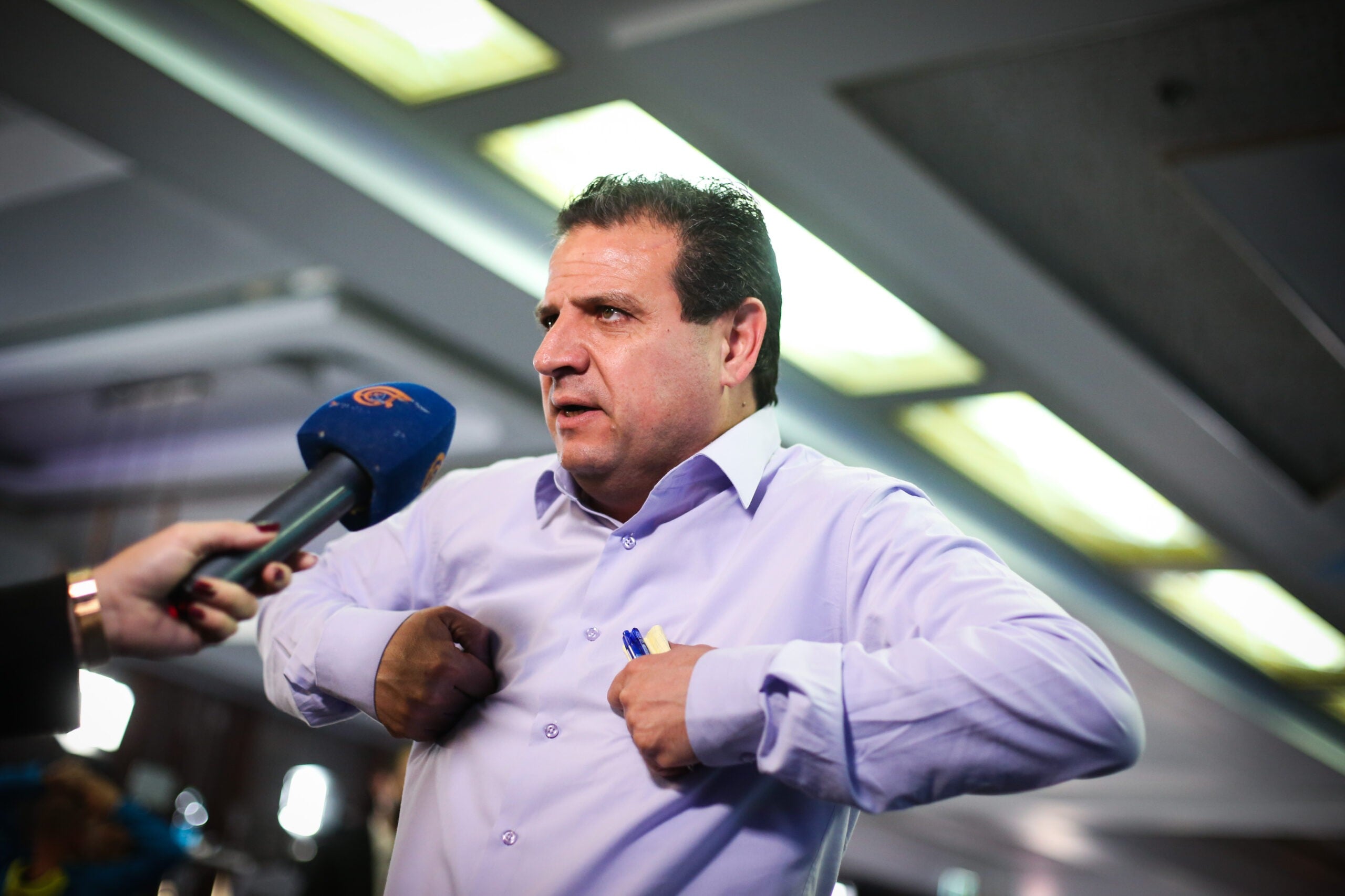 איימן עודה: "תקום מדינה פלשתינית - על אפכם ועל חמתכם" | צפו