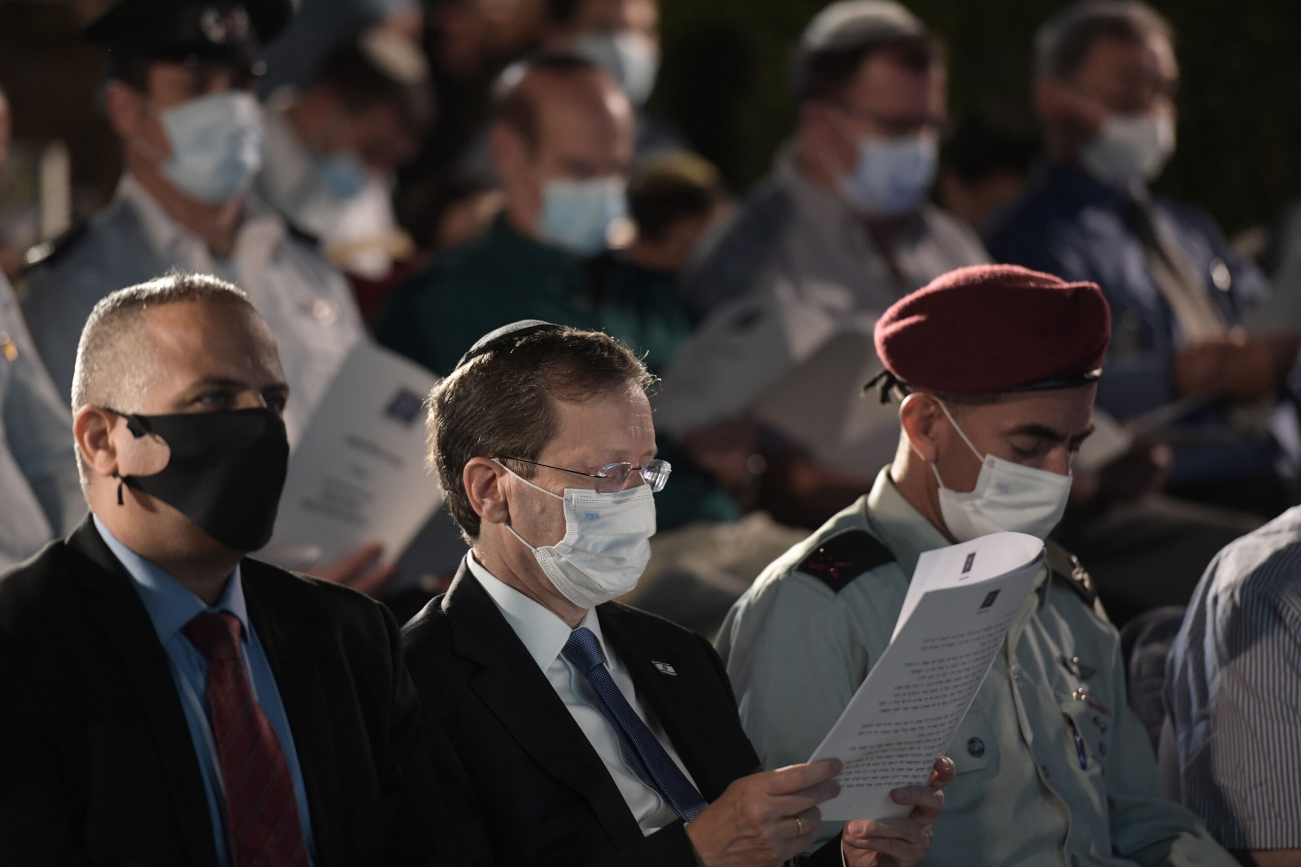 נשיא המדינה אירח את תפילת הסליחות המסורתית בבית הנשיא