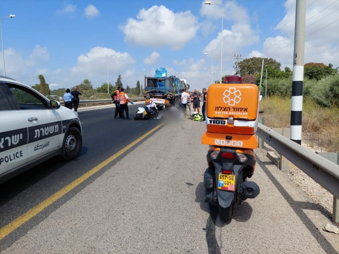 תאונה קטלנית בכביש 4 - רוכב אופנוע כבן 19 נהרג