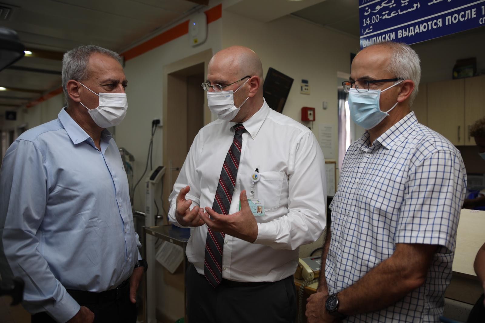 מנכ"ל משרד הבריאות פרופ' נחמן אש ביקר במרכז הרפואי העמק