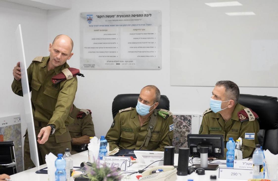 הבוקר קיים הרמטכ"ל אביב כוכבי ביקור והערכת מצב באיו"ש