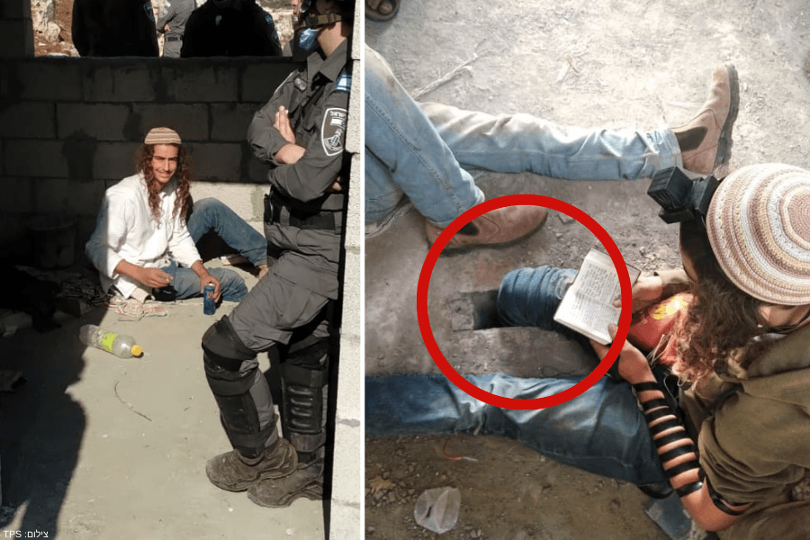 "הערבים מסביב משתוללים": ריתק את עצמו לקרקע כדי לעכב פינוי