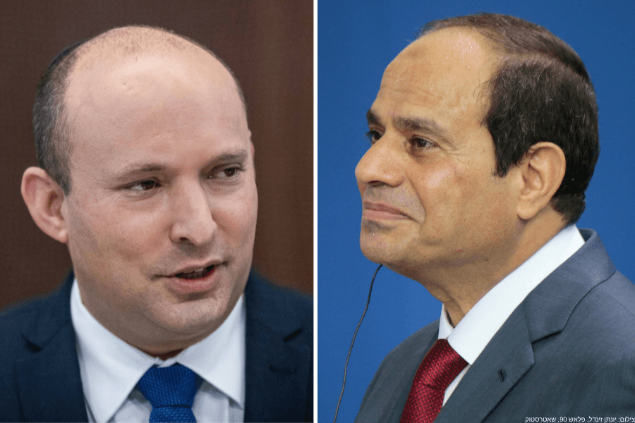 רה"מ בנט ייפגש היום עם נשיא מצרים א-סיסי
