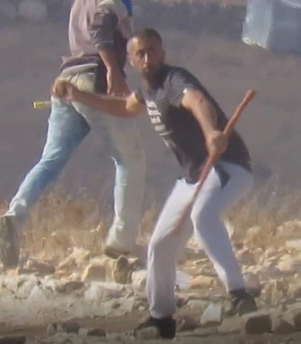 זריקות אבנים בפרעות הר חברון. צילום: עין לציון