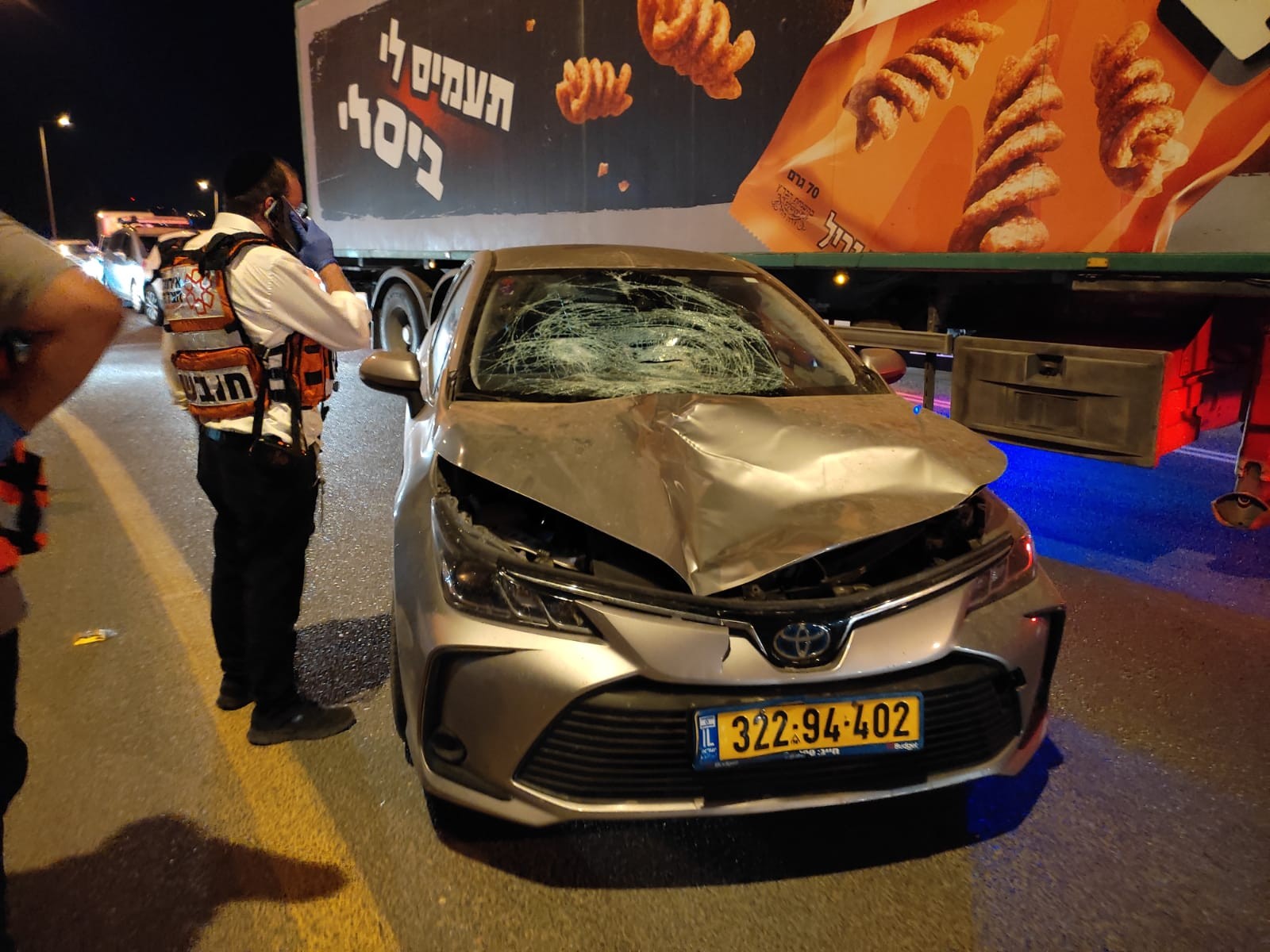 נער בן 17 נהרג כתוצאה מפגיעת רכב בסמוך לצומת עוצם