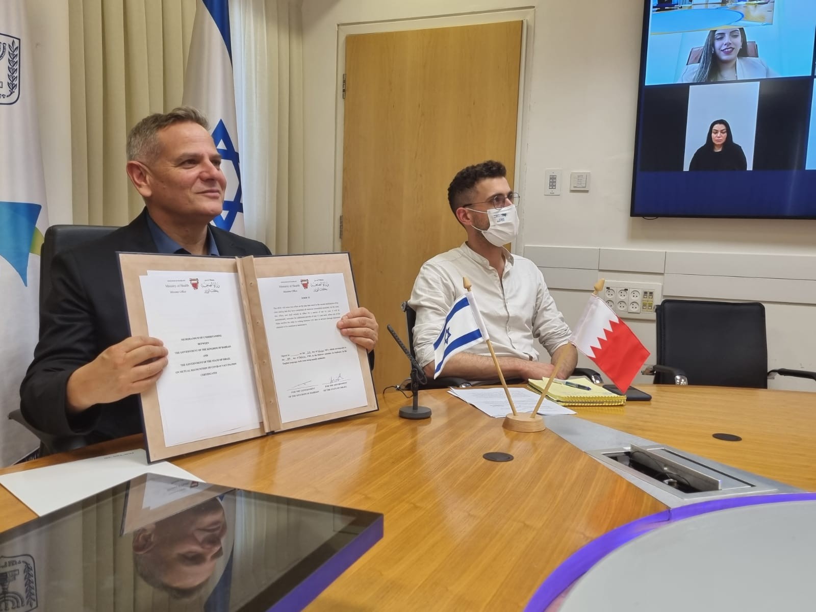 שר הבריאות חתם על "מסדרון ירוק" גם לבחריין