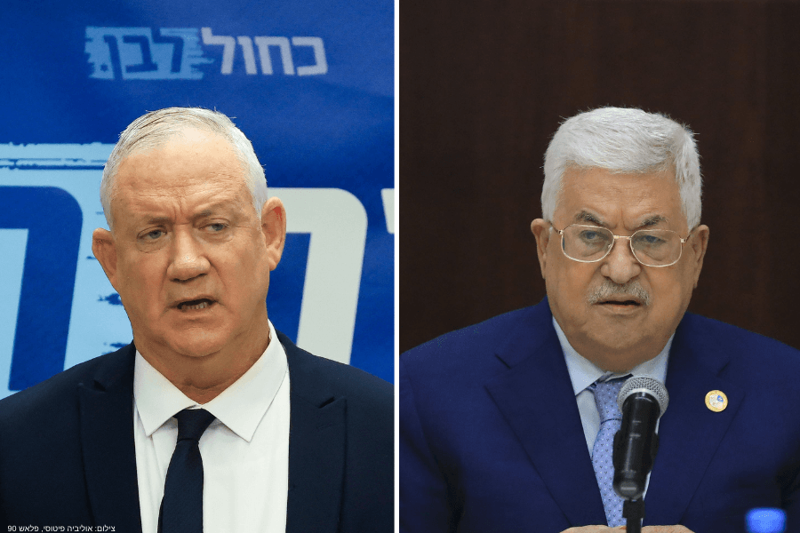 מחווה לרש''פ: גנץ אישר את הסדרת מעמדם של 4,000 תושבי הרשות
