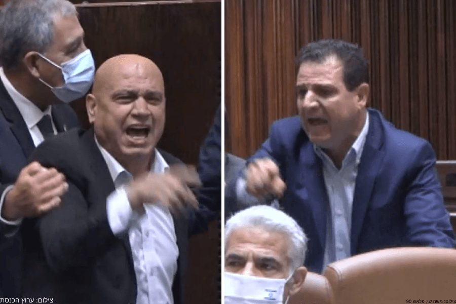 קרב צרחות חריג בין פריג' למשותפת: "בוז לכם, תשתקו!" | תיעוד