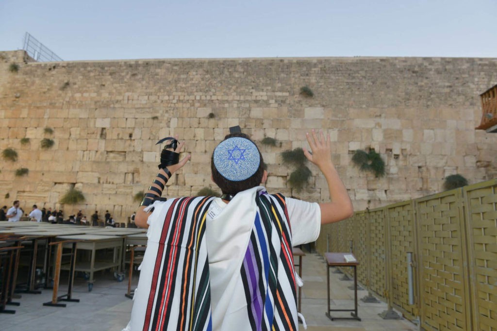 בר מצווה בכותל בתקופת הקורונה