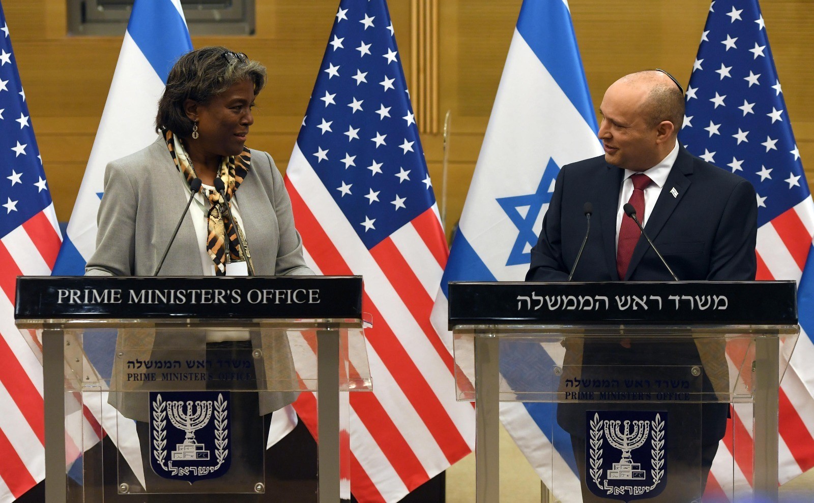 רה"מ נפגש עם שגרירת ארה"ב לאו"ם: "רואים בך ידידת אמת"