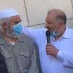 חיבוק לטרור: עבאס בדברי תמיכה בשייח סלאח לפני כניסתו לכלא