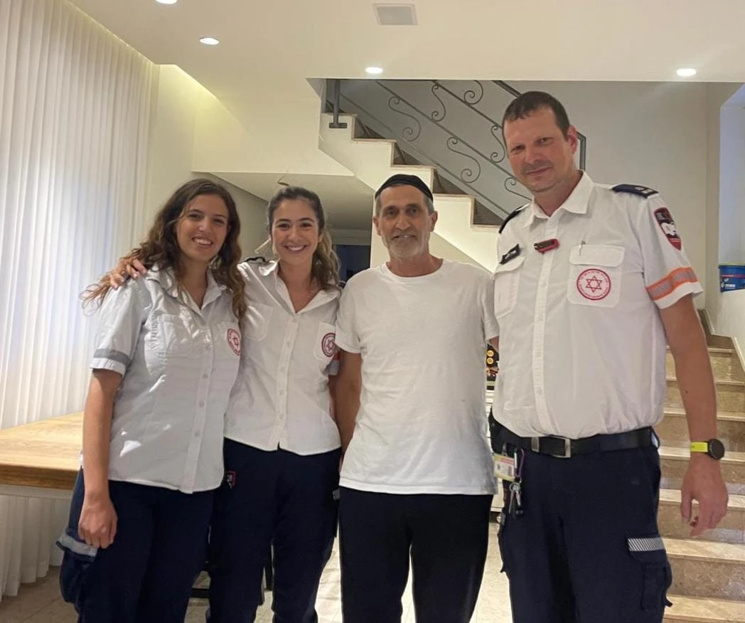 סגירת מעגל מצמררת: הצוות שהציל את חייו של אברהם חזר לזירה