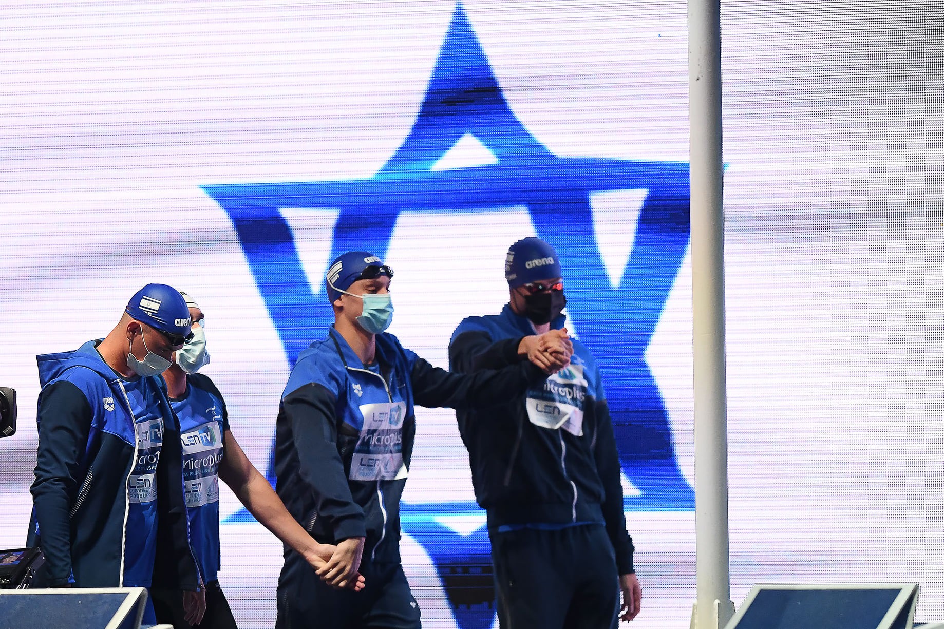 היסטוריה בבריכה: שיא לרביעיית השליחים של נבחרת ישראל בשחייה