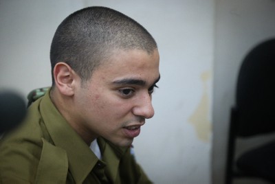 Elior Azaria, the Israeli soldier, who shot a Palestinian terrorist in Hebron seen at a court hearing at a military court in Jaffa, June 26, 2016. Elior Azaria was filmed shooting a Palestinian attacker, who was already "neutralized" by other soldiers who stopped him from attacking further. Photo by Flash90 *** Local Caption *** ????
?????
?????
???? ??
?????? ?????
????
??????
????? ?????
?????
??? ?????
?????
???? ????
?????
????
??? ????
???