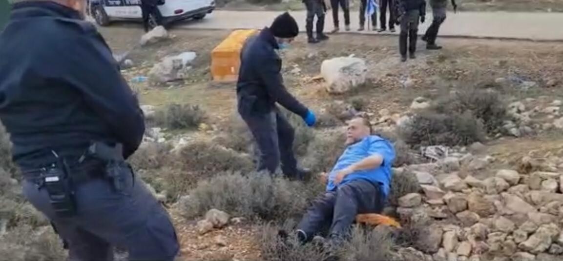 בנצי גופשטיין ליווה את ח"כ בן גביר והותקף | תיעוד