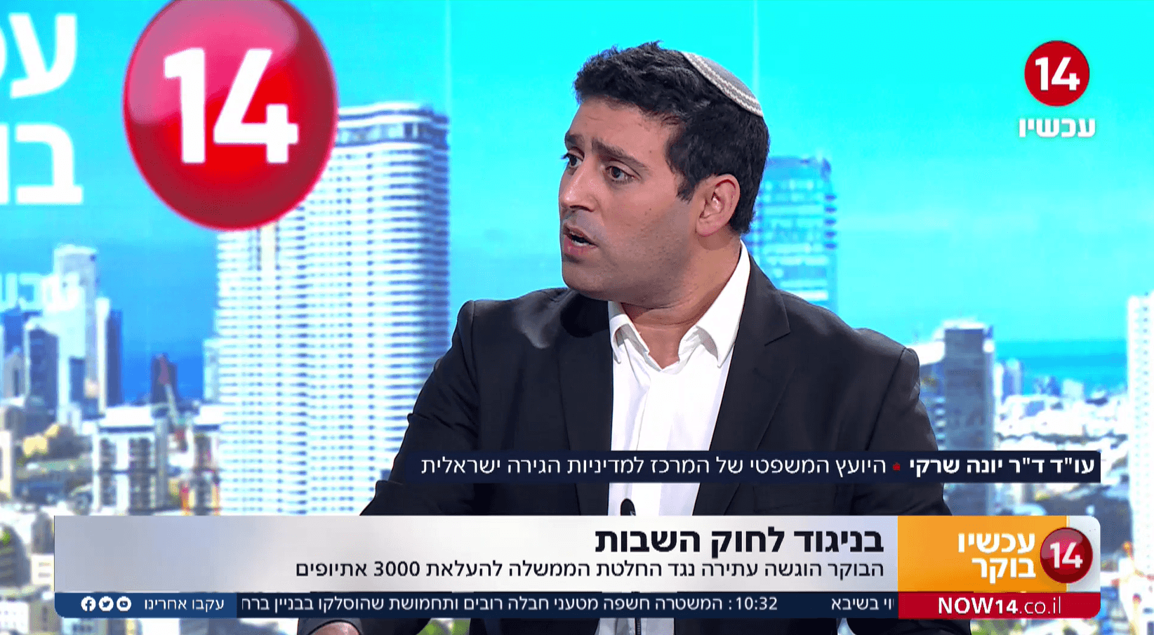 עו"ד ד"ר שרקי על העתירה נגד עקיפת חוק השבות ע"י הממשלה