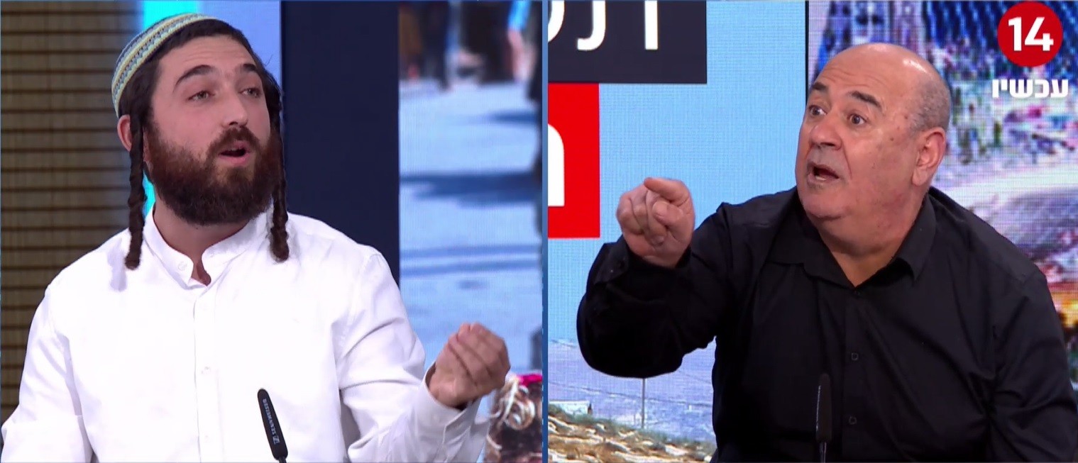 עימות בין פעיל ליכוד לתושב יצהר: "אתם תמכתם בממשלת השמאל"