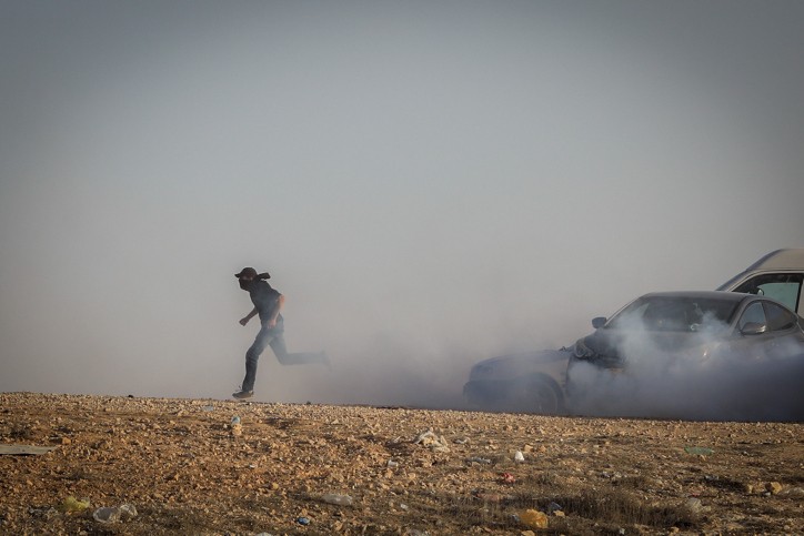 המהומות בנגב. צילום: ג'אמל עוואד פלאש 90