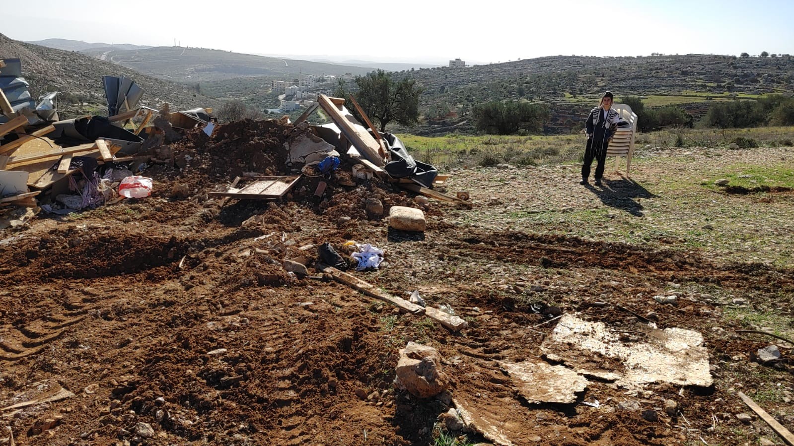 כוחות משטרה פינו והרסו את היישוב עוז ציון שבבנימין