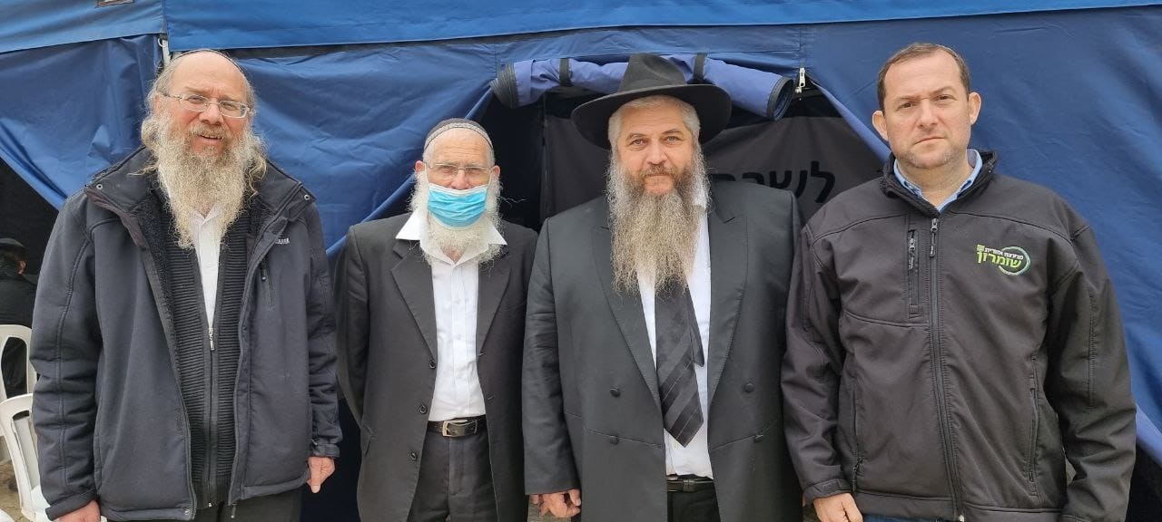 רבה של אוקראינה במאהל המחאה בי-ם: "אסור לפגוע בארץ ישראל"