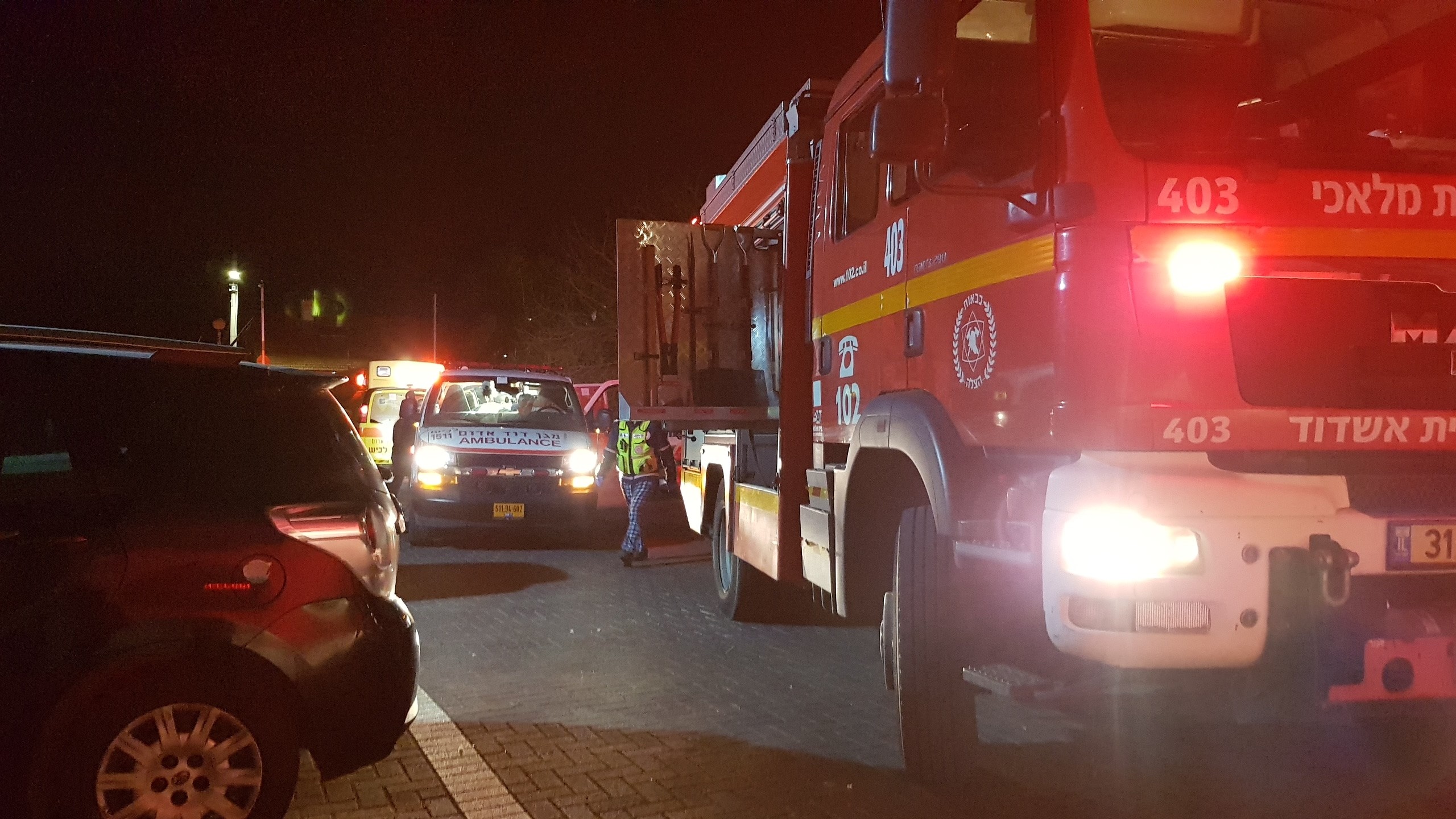 שריפה פרצה בחנות בנהריה; נבדק חשד להצתה