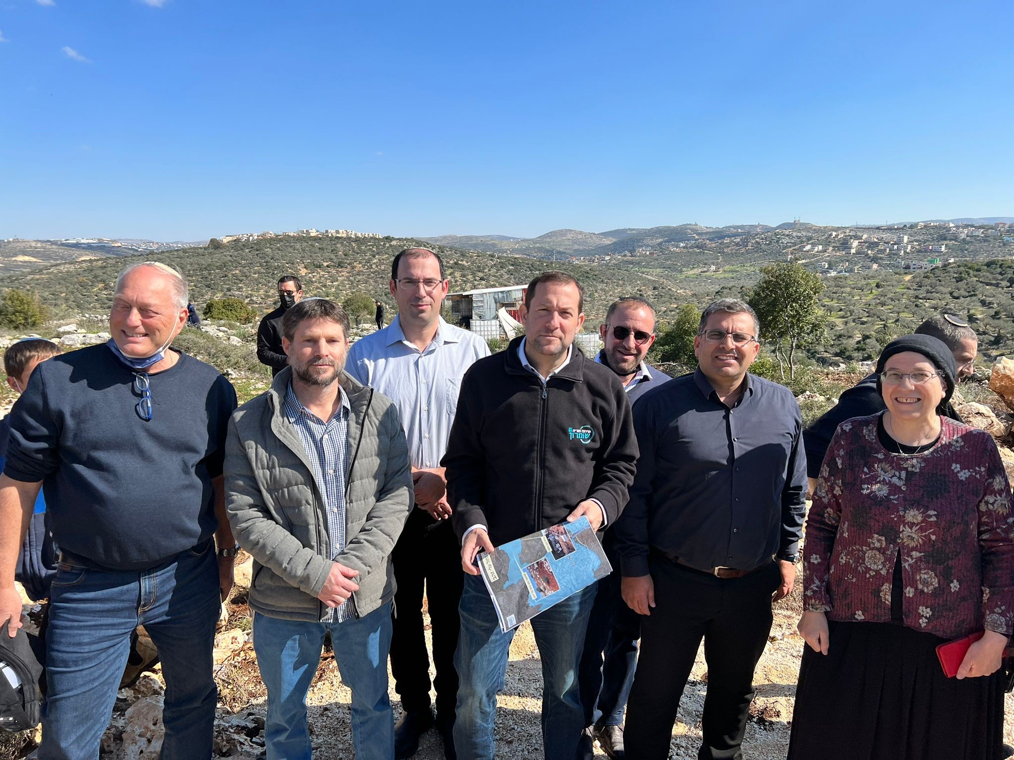 סמוטריץ' בסיור בשומרון: "עלייה בהשתלטות על שטחי C"