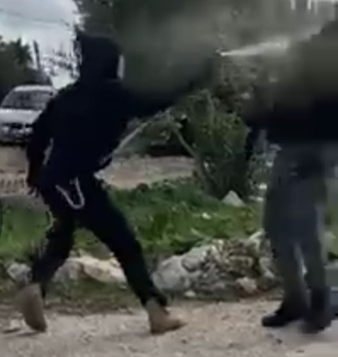 תקרית חמורה בשומרון: מתיישב תקף לוחם מג״ב באמצעות גז מדמיע