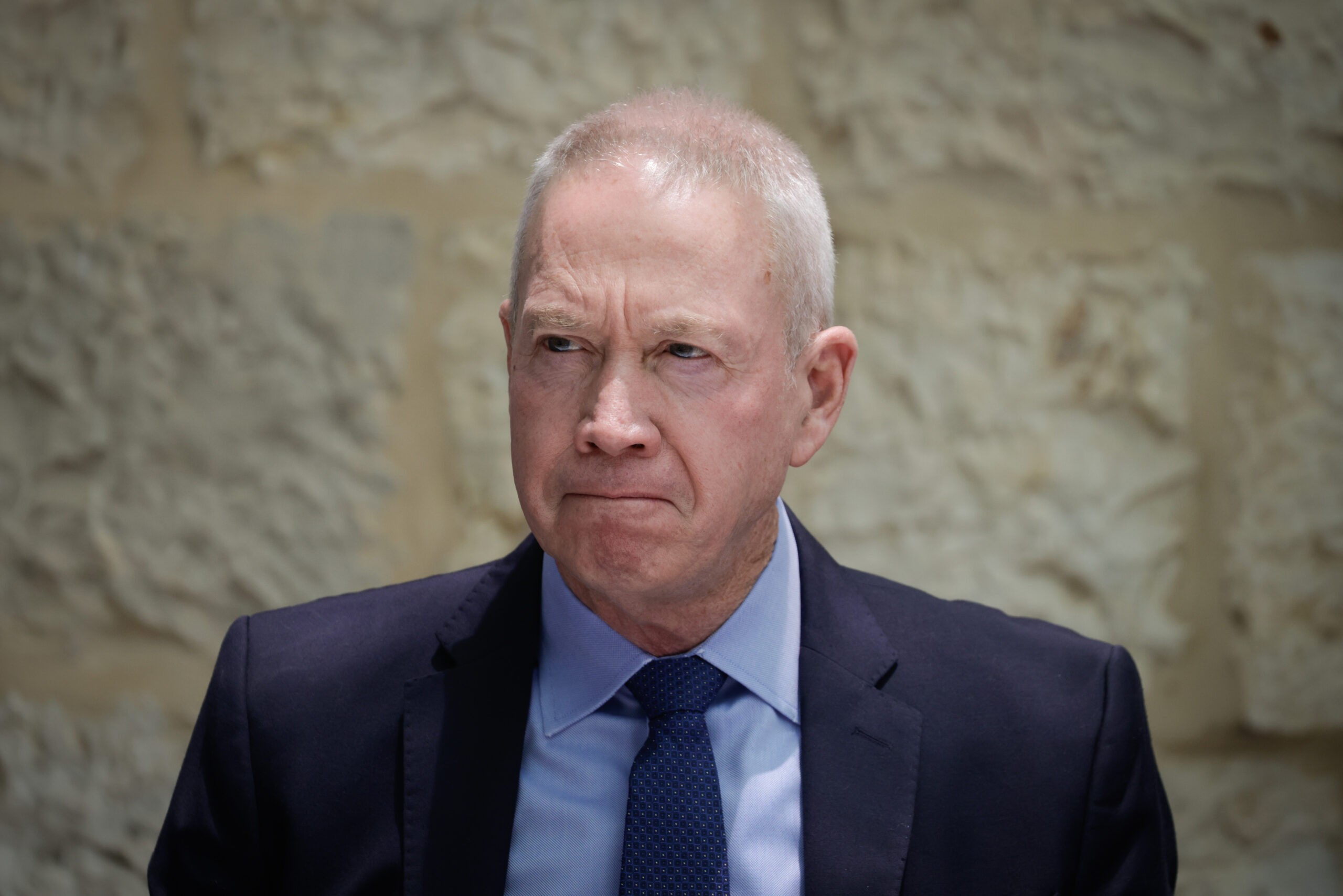 שר הביטחון יואב גלנט | צילום: אוליביה פיטוסי, פלאש 90