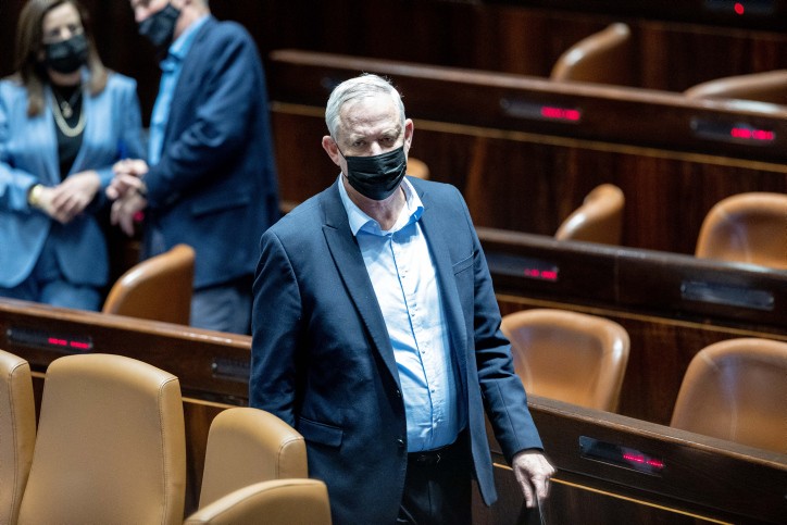שר הביטחון, בני גנץ. צילום: יונתן זינדל, פלאש 90