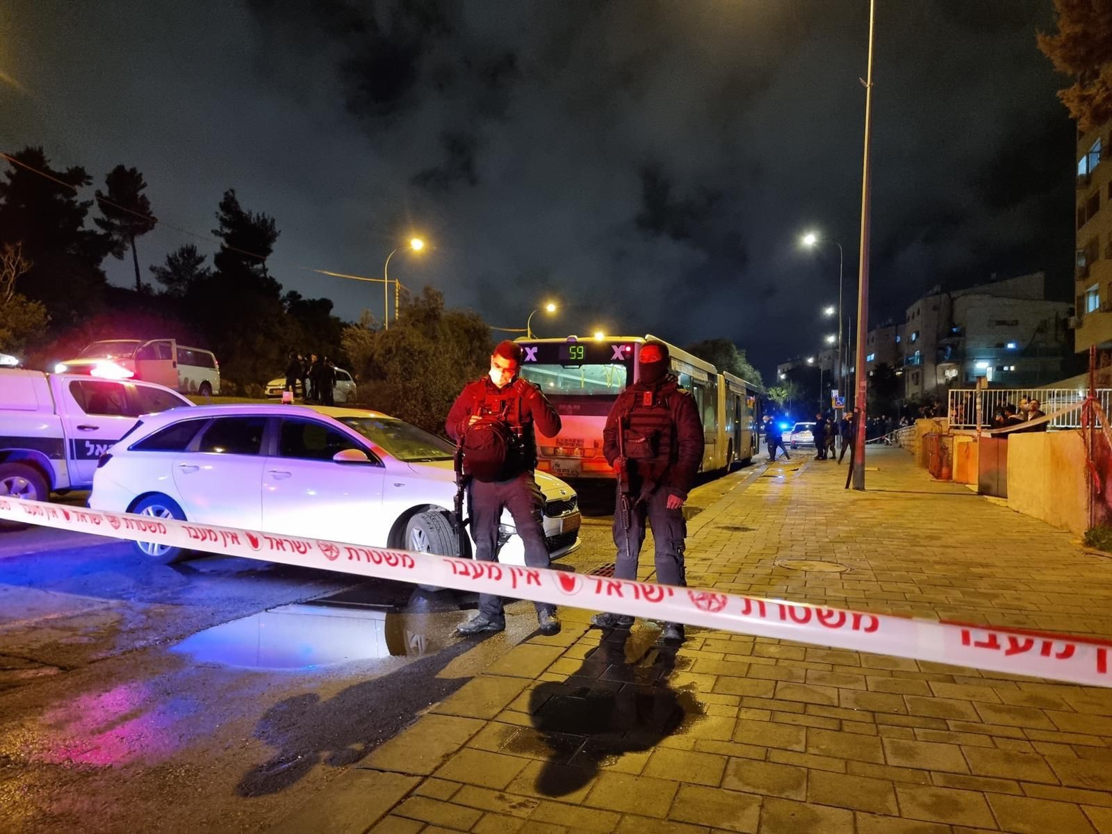 שני חשודים נעצרו בחשד לירי על האוטובוס בירושלים