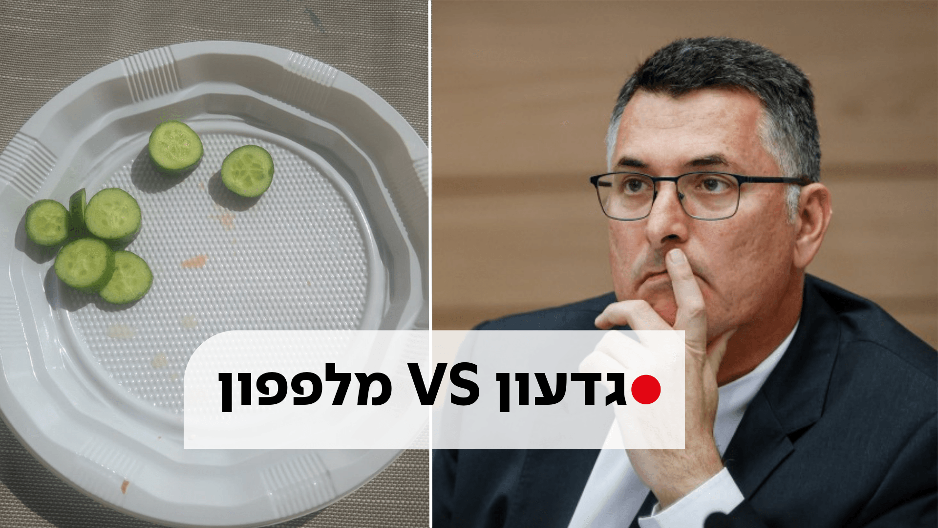 הרשת סוערת: המלפפון ניצח את גדעון סער