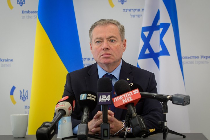 ‏שגריר אוקראינה בישראל: מודים לממשלת ישראל על המאמץ לתווך