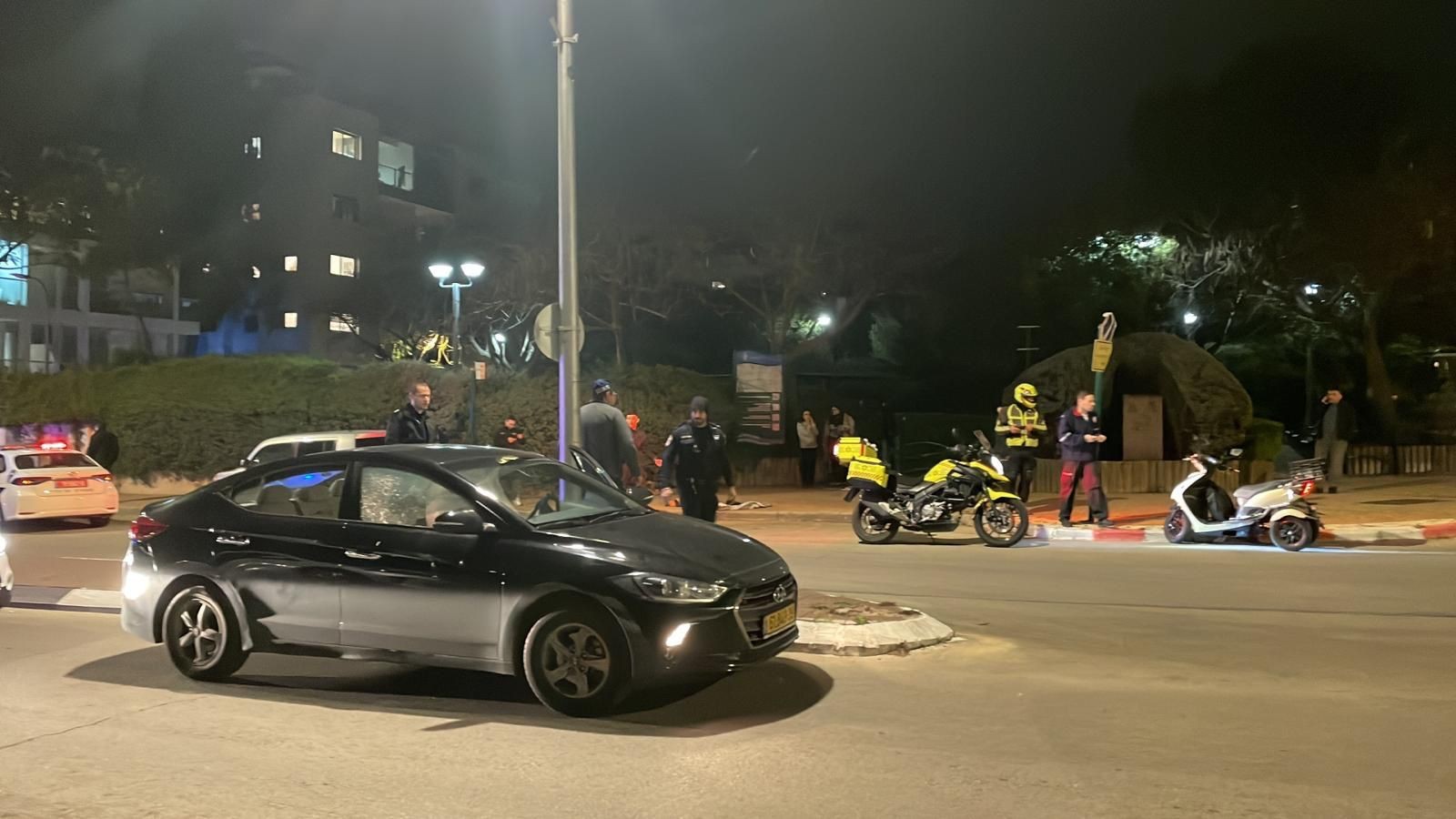 ניסיון חיסול בלב רעננה: פצוע בינוני-קשה במקום
