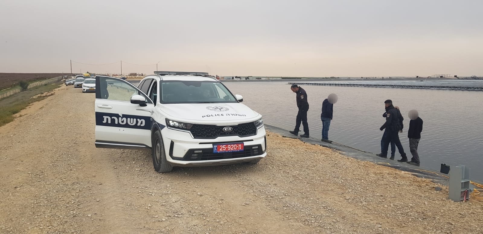 אותר ללא רוח חיים הפועל שנפל לתוך מאגר המים בתפרח