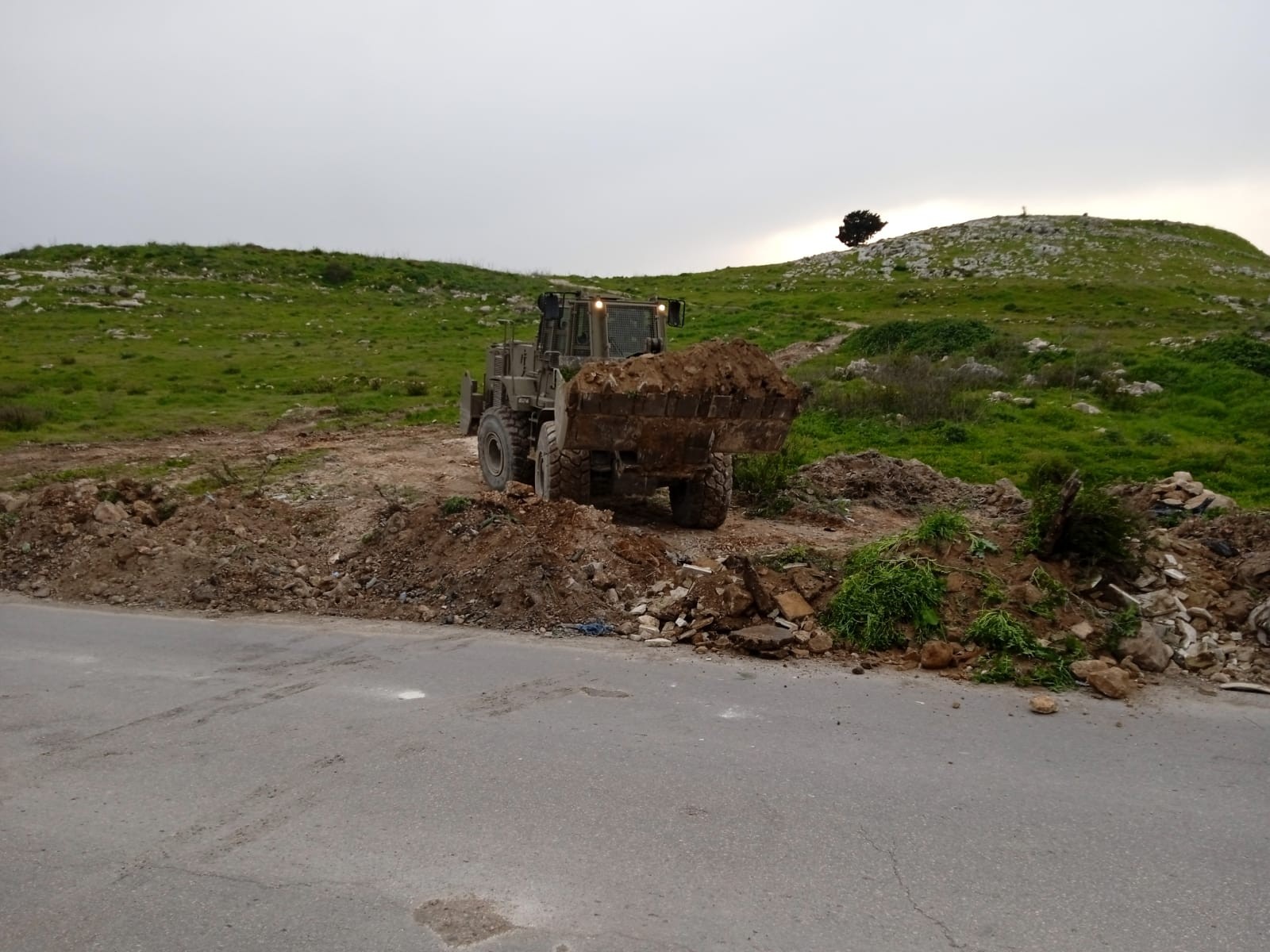כוחות צה"ל מגבירים את החסימות באיזור חומש