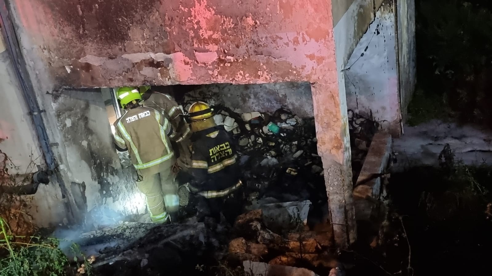 חיפה: שריפה פרצה בטיפת חלב בעיר, אין נפגעים