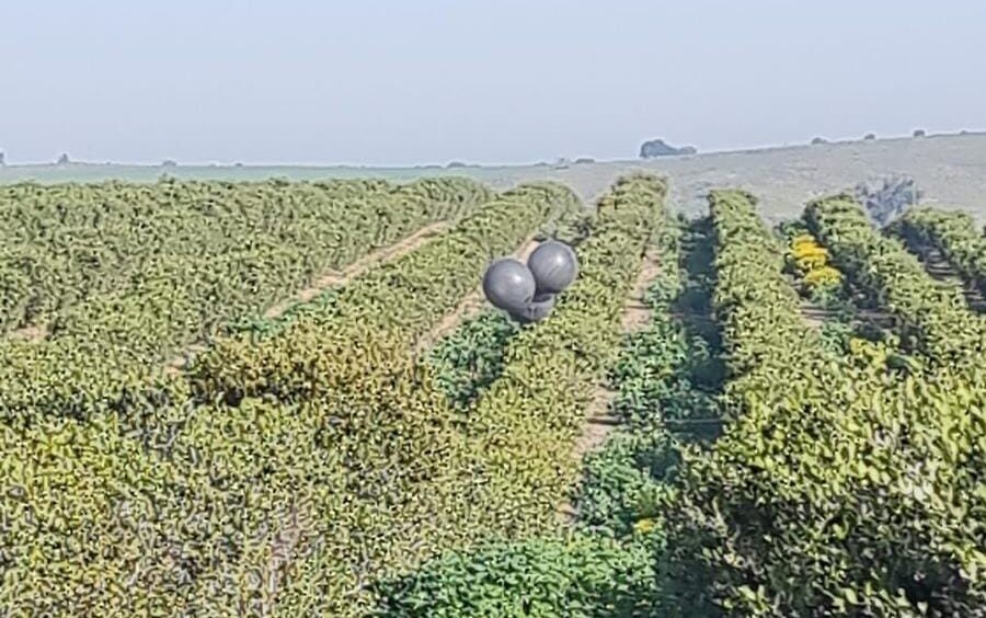 האירוע בעוטף עזה: המשטרה שללה את החשד כי מדובר בבלוני נפץ